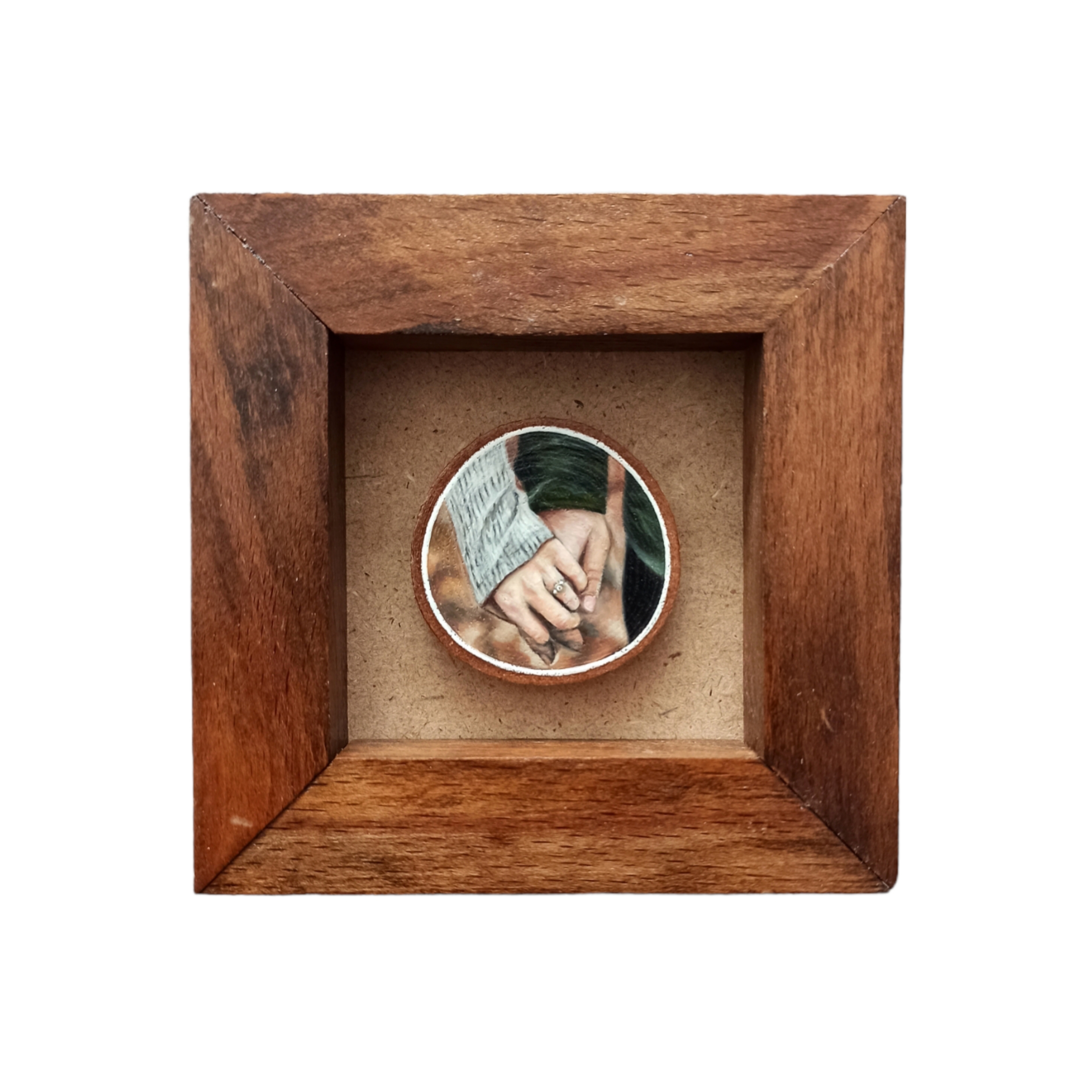 تابلو چوبی مدل دو دست