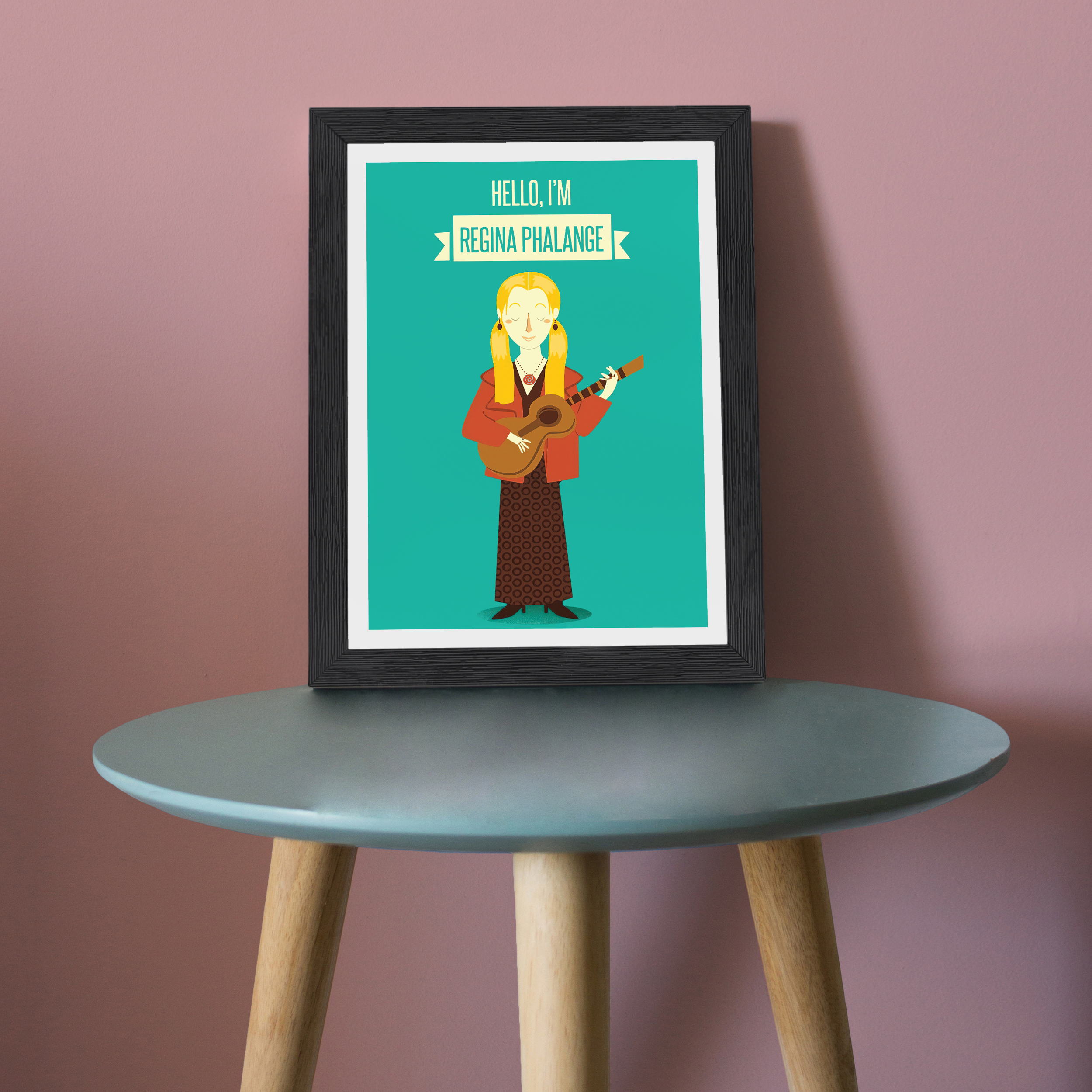 تابلو طرح Friends Pheobe مدل PrFrndPh1b