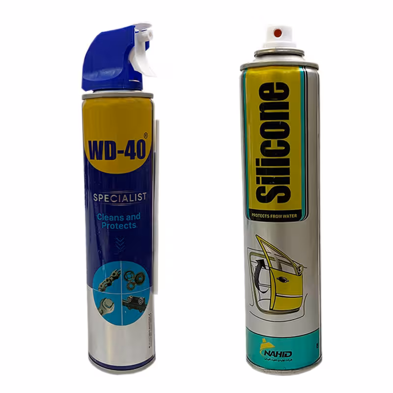 اسپری روان کننده و براق کننده ناهید مدل WD-40 حجم 300 میلی لیتر مجموعه دو عددی