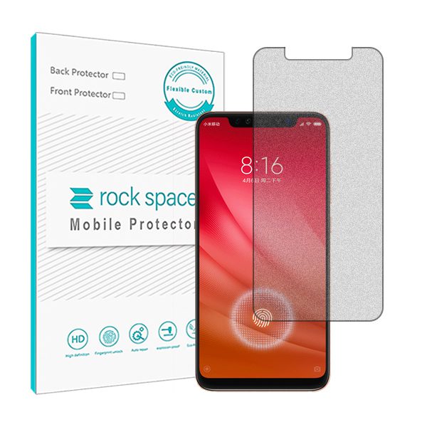 گلس شیائومی Mi 8 Screen Fingerprint مدل نانو هیدروژل مات برند راک اسپیس کد 3845S
