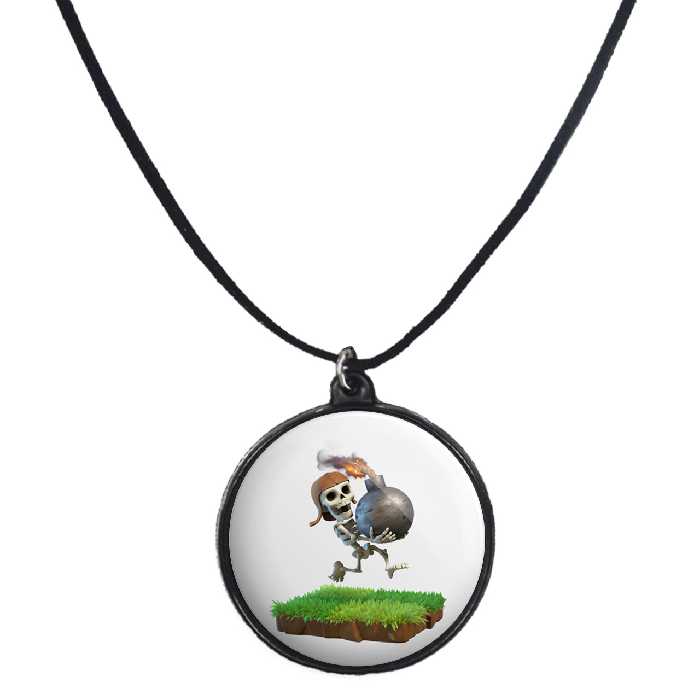 گردنبند پرمانه طرح clash کد pmb.26437مدل دو طرفه