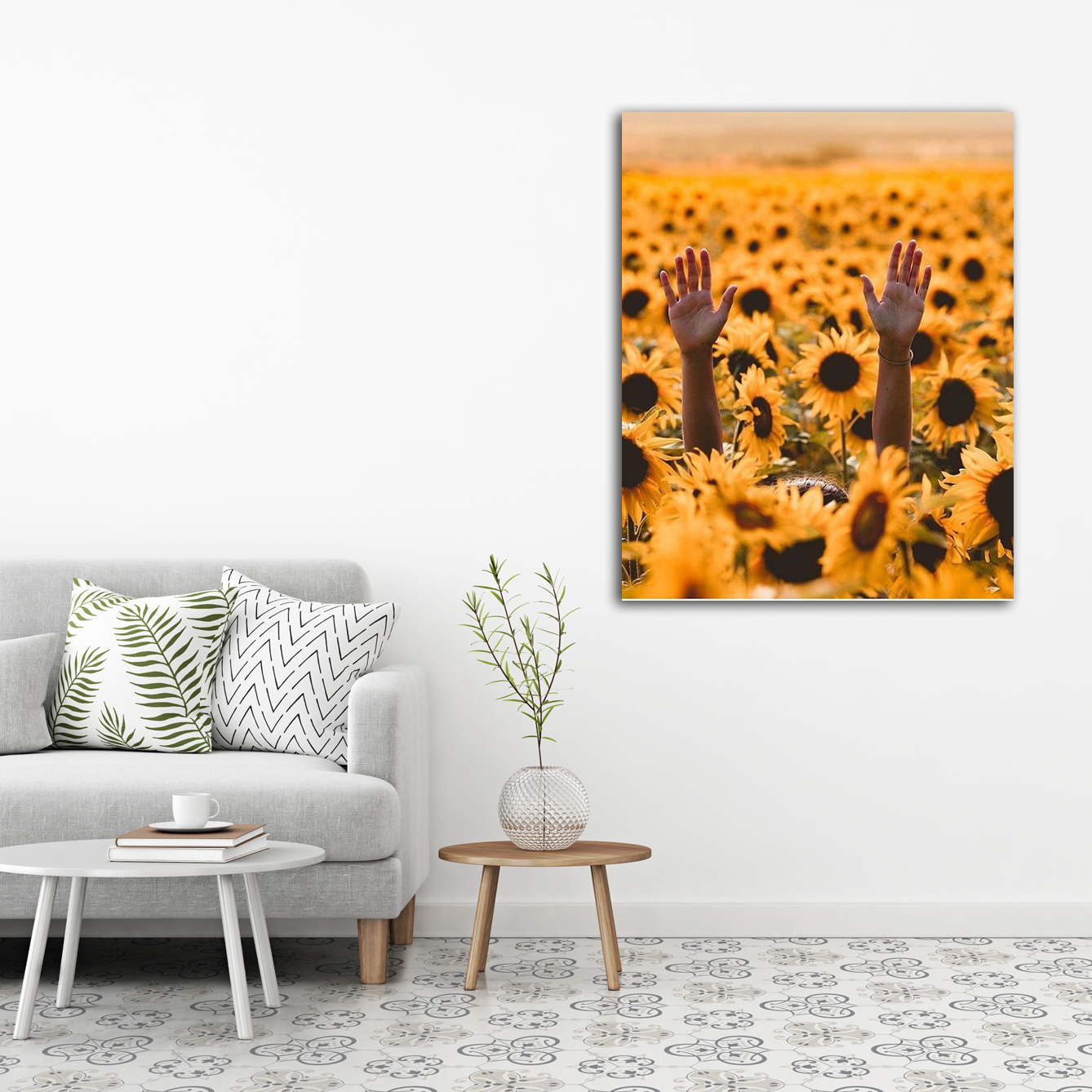 تابلوشاسی طرح مزرعه آفتابگردن کد 10