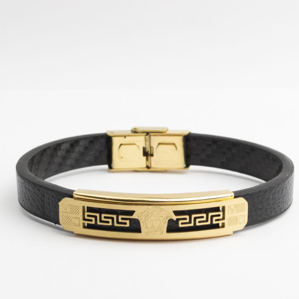 دستبند چرم خارجی کد 3