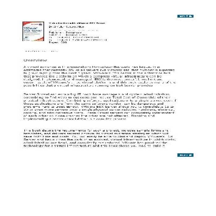 خرید و دانلود نسخه کامل کتاب Virtualization With Vmware Esx Server