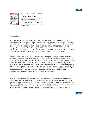 خرید و دانلود نسخه کامل کتاب Virtualization With Vmware Esx Server