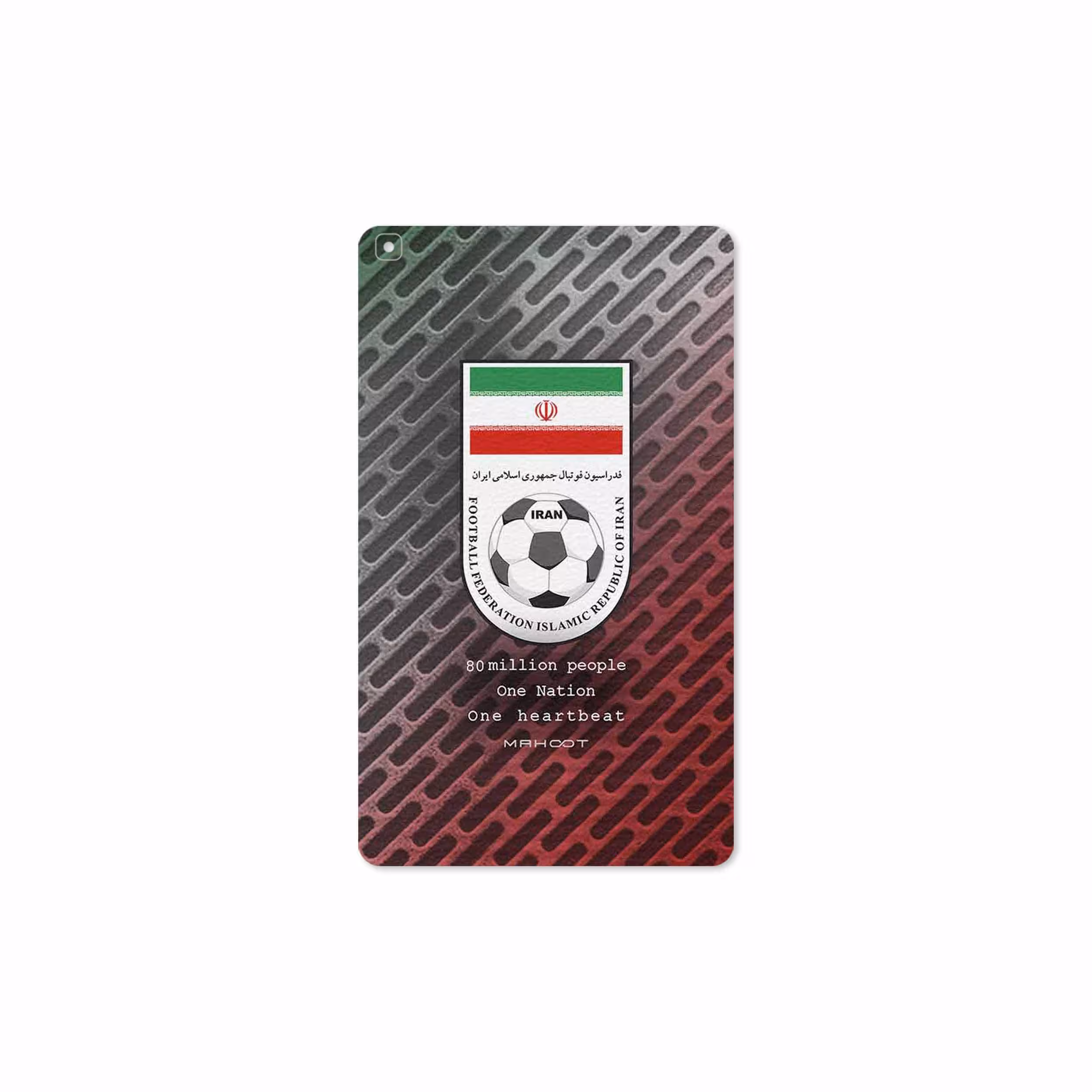 برچسب پوششی ماهوت مدل Iran-National-Football-Team مناسب برای تبلت سامسونگ Galaxy Tab A 8.0 2019 T295