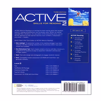 کتاب Active Skills For Reading اثر Neil J Anderson انتشارات الوندپویان جلد 2 و 3