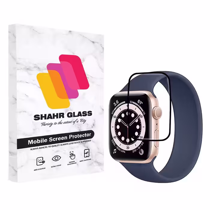 محافظ صفحه نمایش شهر گلس مدل PMMA مناسب برای  اپل واچ Series 6 Aluminum 44mm | کالا برتری