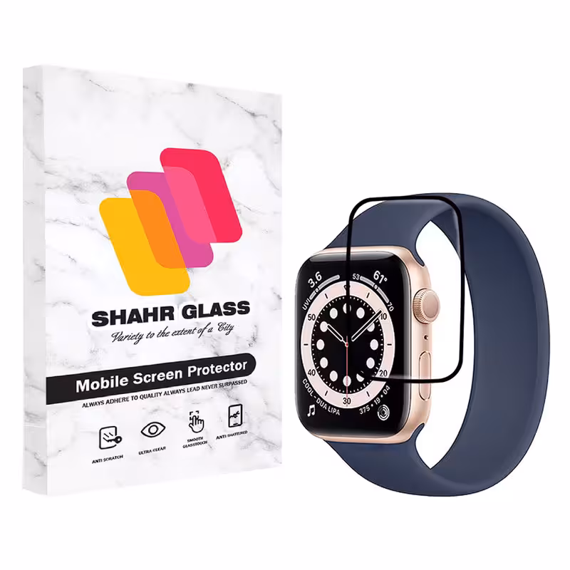 محافظ صفحه نمایش شهر گلس مدل PMMA مناسب برای  اپل واچ Series 6 Aluminum 44mm | کالا برتری