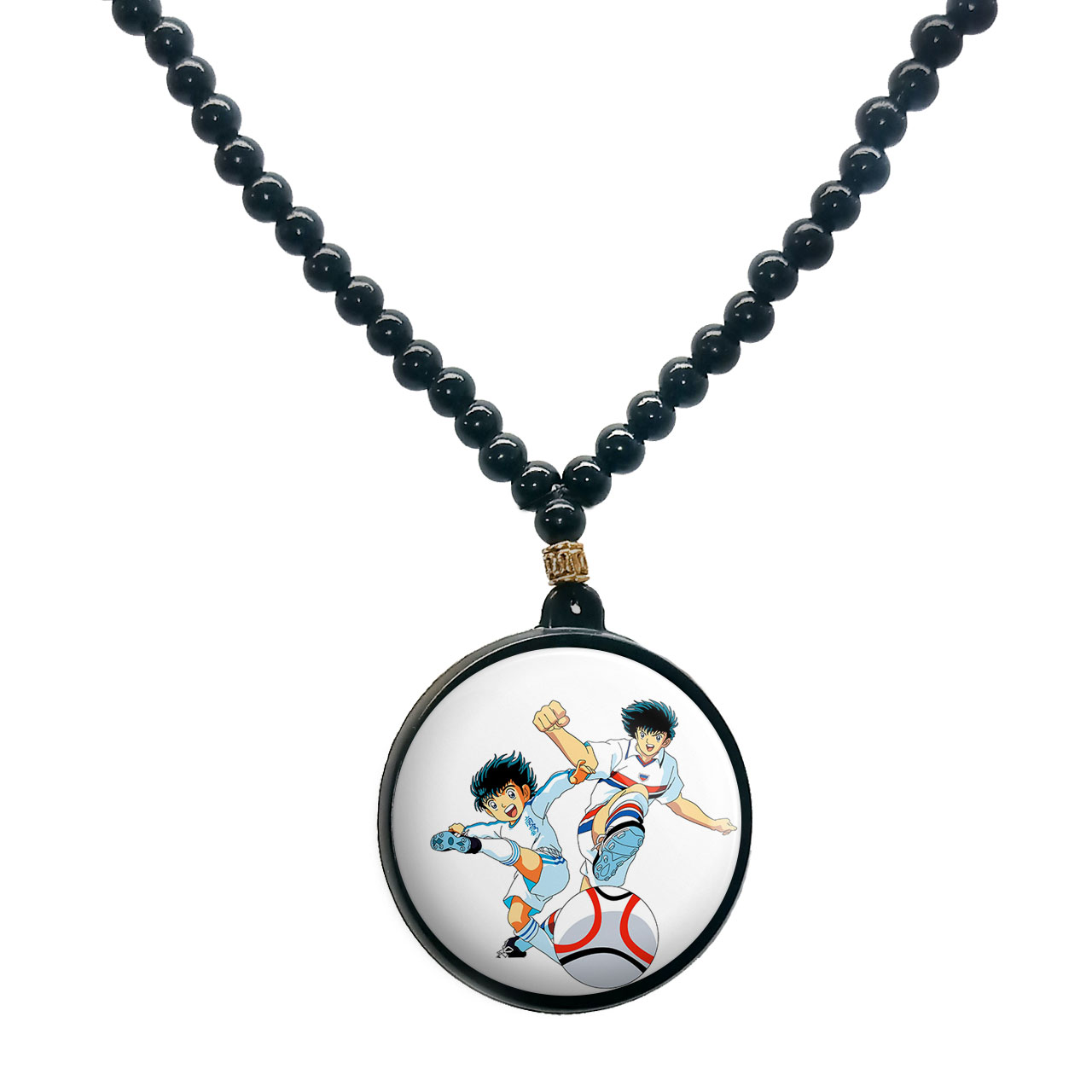 گردنبند پرمانه طرح فوتبالیست ها کد pmd.22322 مدل دو طرفه