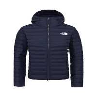 کاپشن آبی زنانه کت سرمه ای با کلاهک پر غاز TNF W Stretch Down The North Face