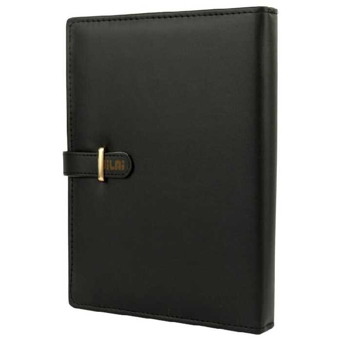 دفتر کلاسوری 100 برگ طرح چرم کلاسیک نیلای Nilai