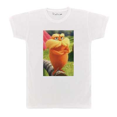 تی شرت بچگانه پرمانه طرح لوراکس کد pmt.1749