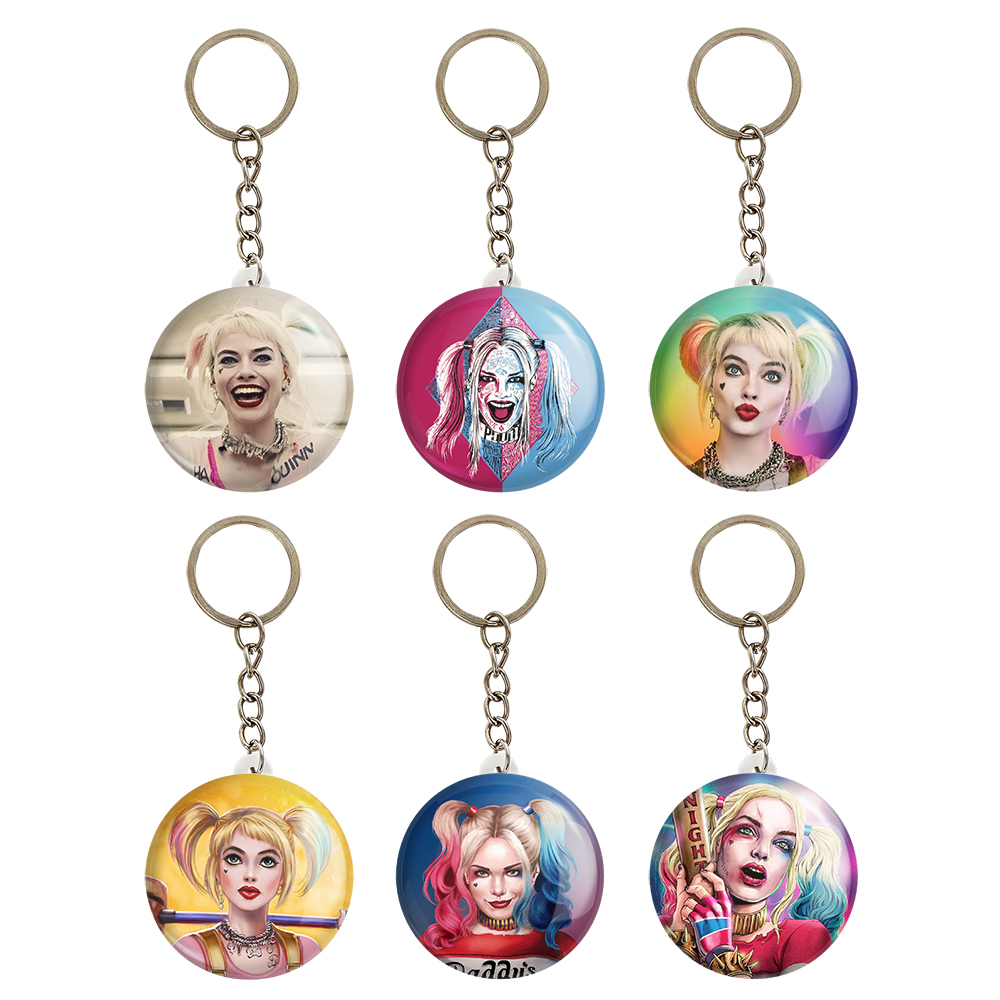  جاکلیدی خندالو طرح هارلی کویین کد 241A مجموعه 6 عددی 