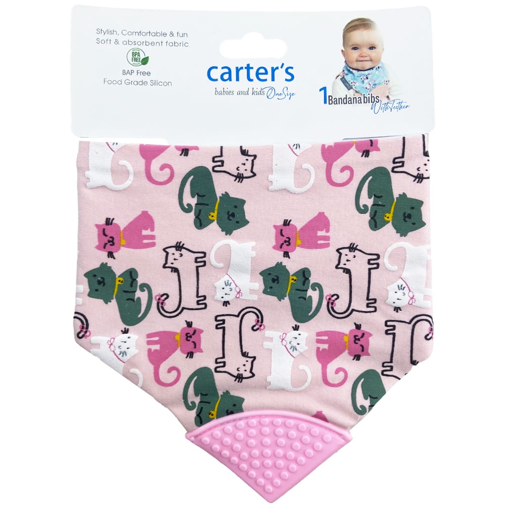 پیش بند سه گوش دندان گیر دار گربه کارترز Carters