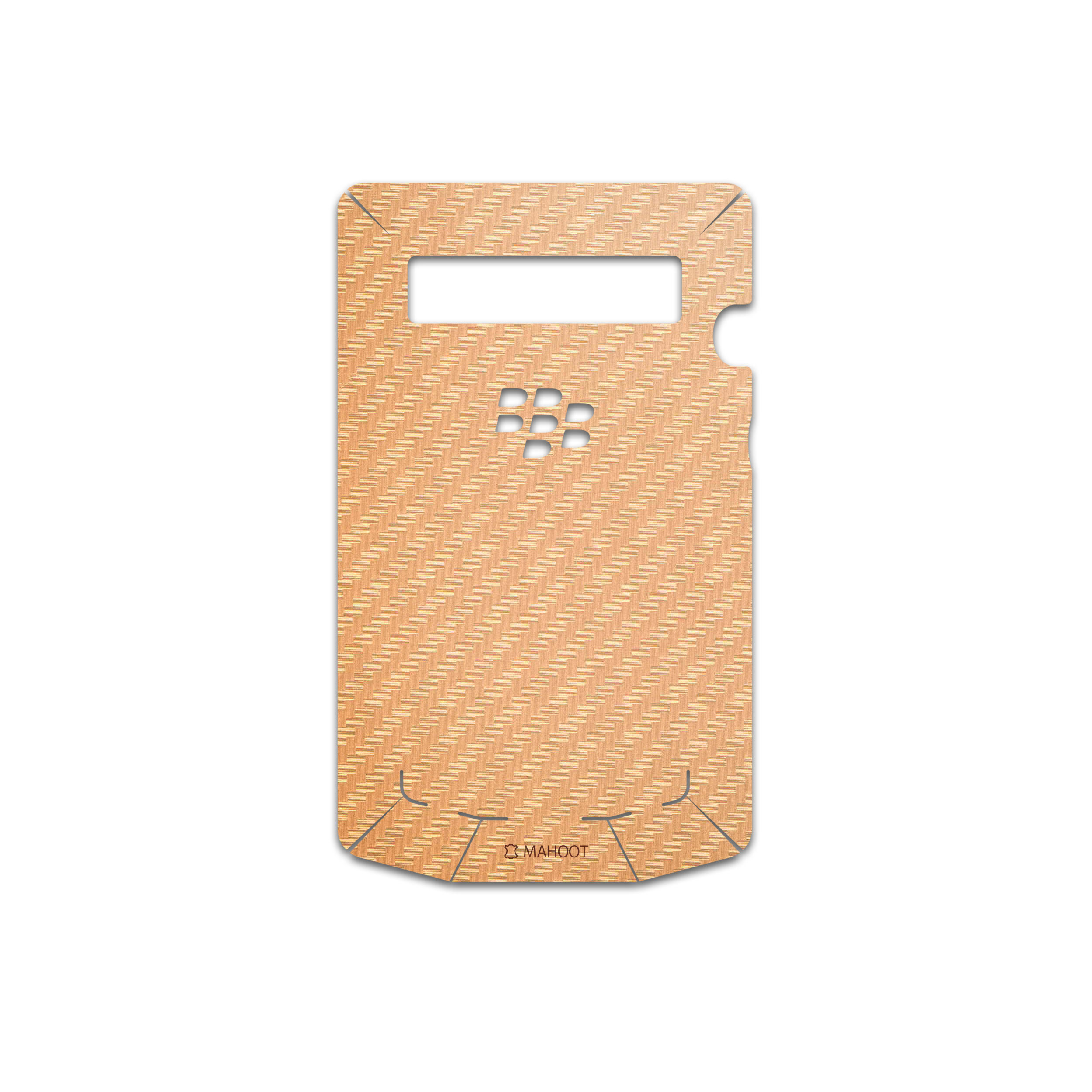 برچسب پوششی ماهوت مدل Titanium-Fiber مناسب برای گوشی موبایل بلک بری Porsche Design P9981