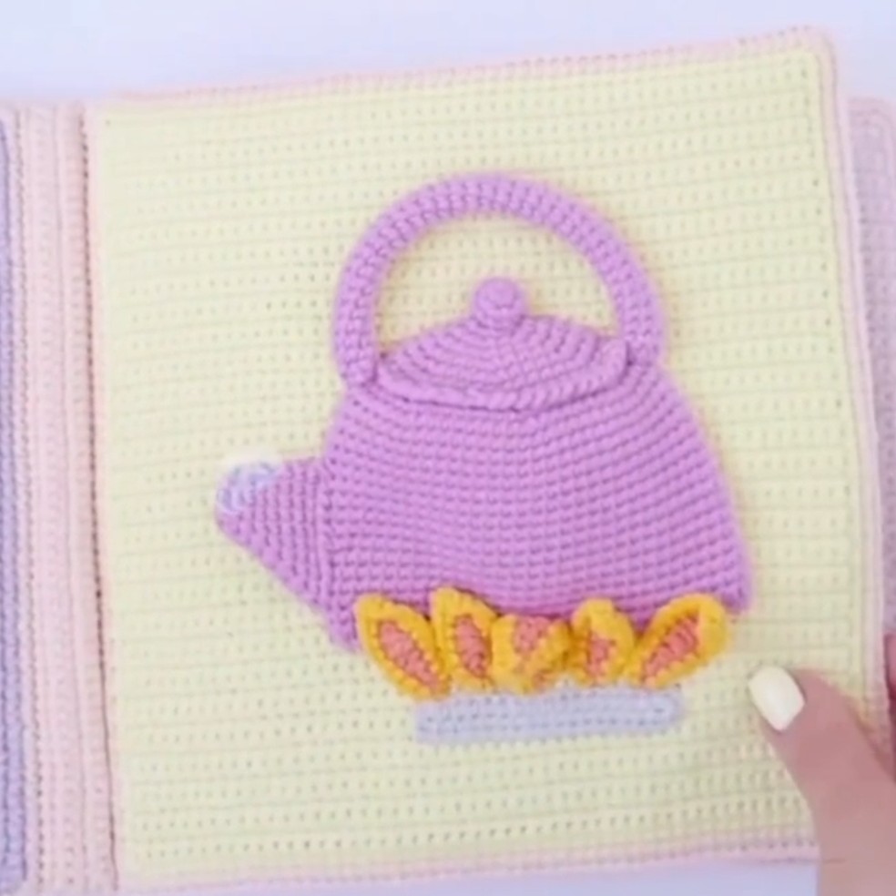 کتاب بافتنی ابنباتی جذاب مناسب کودکان دلبندتان