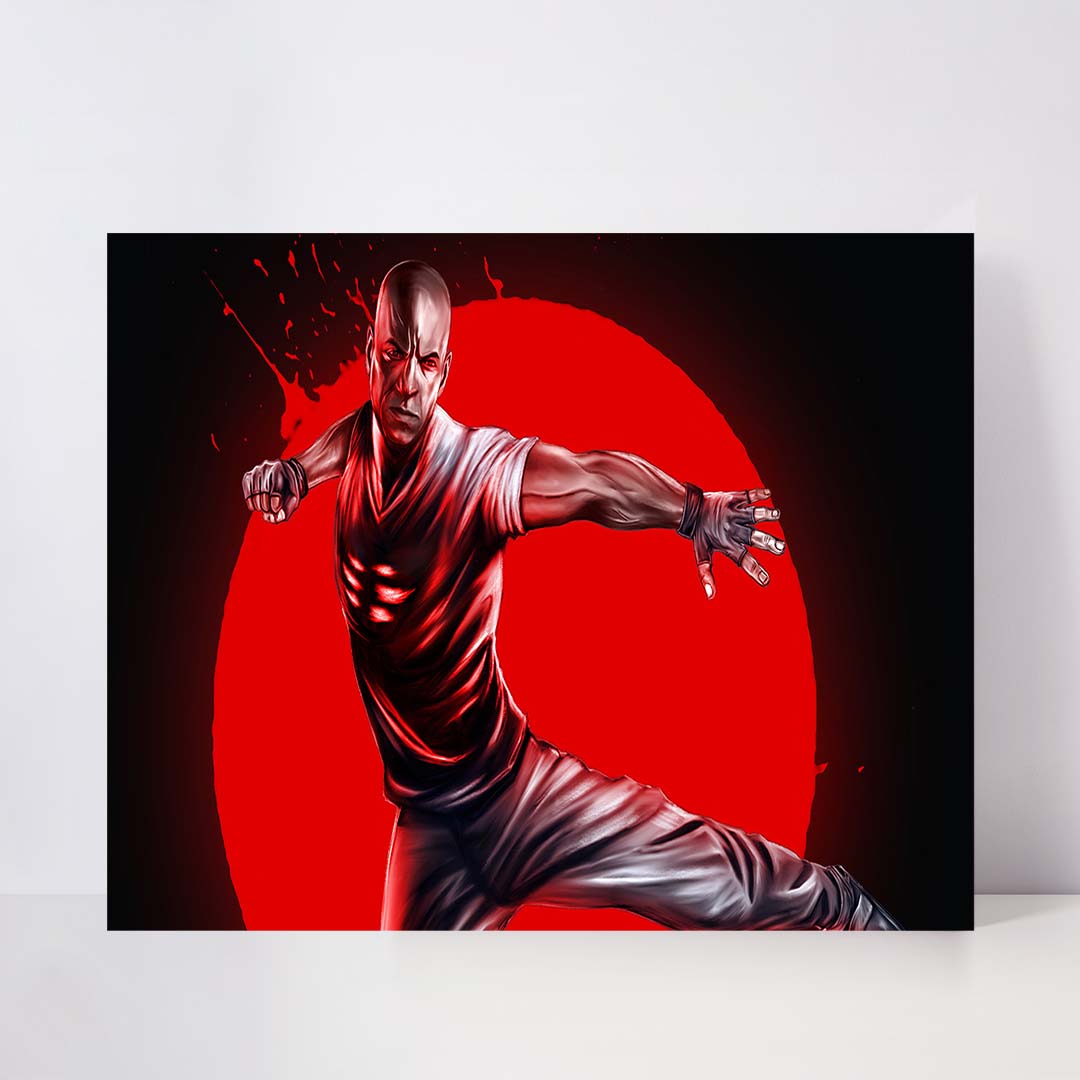 تابلو شاسی مدل vin diesel blood shot کد S-18045