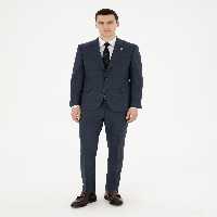 کت و شلوار مردانه سرمه ای پیرکاردین - فروشگاه لباس شهرمون