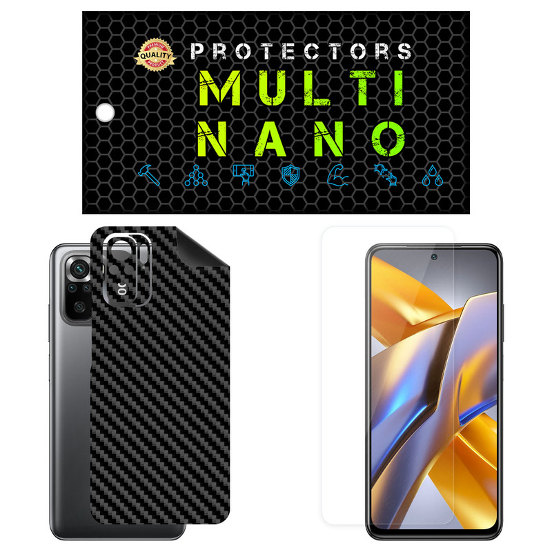 محافظ صفحه نمایش مولتی نانو مدل X-SFC مناسب برای گوشی موبایل شیائومی Poco M5S به همراه برچسب پوششی | کالا برتری