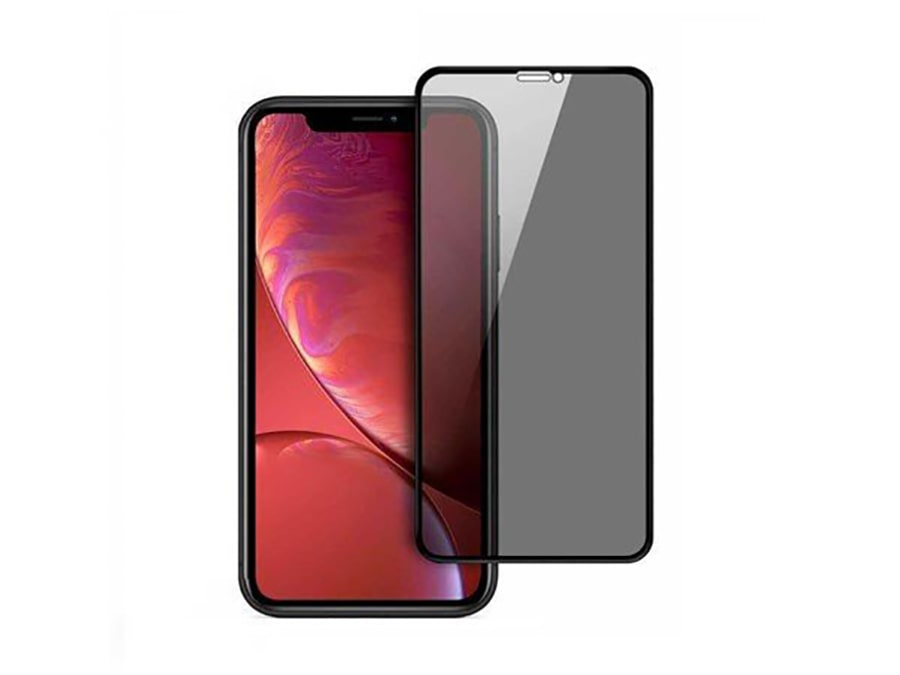 محافظ صفحه نمایش شیشه ای پرایویسی ضد ضربه آیفون گرین Green iPhone X/XS/11 Pro 3D Unbreakable Privacy Anti-Shock Glass