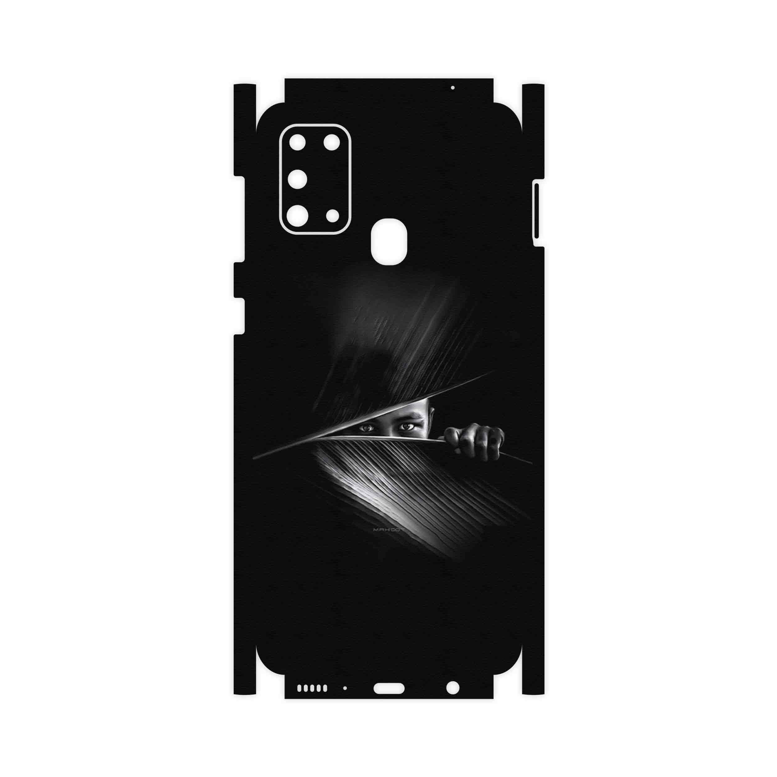 برچسب پوششی ماهوت مدل Black Portrait-FullSkin مناسب برای گوشی موبایل سامسونگ Galaxy M31