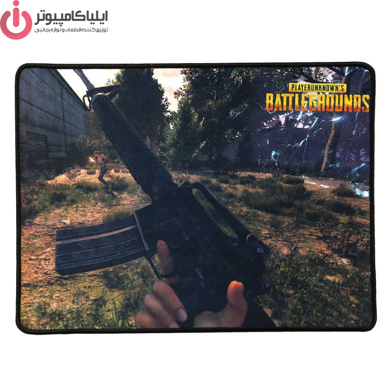 ماوس پد لیزری طرح Battlefield برند مچر مدل MR-35 سایز 40×30