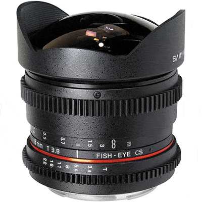 لنز سینمایی سامیانگ SAMYANG 8MM T/3.8 FISHEYE Cine Lens For Nikon