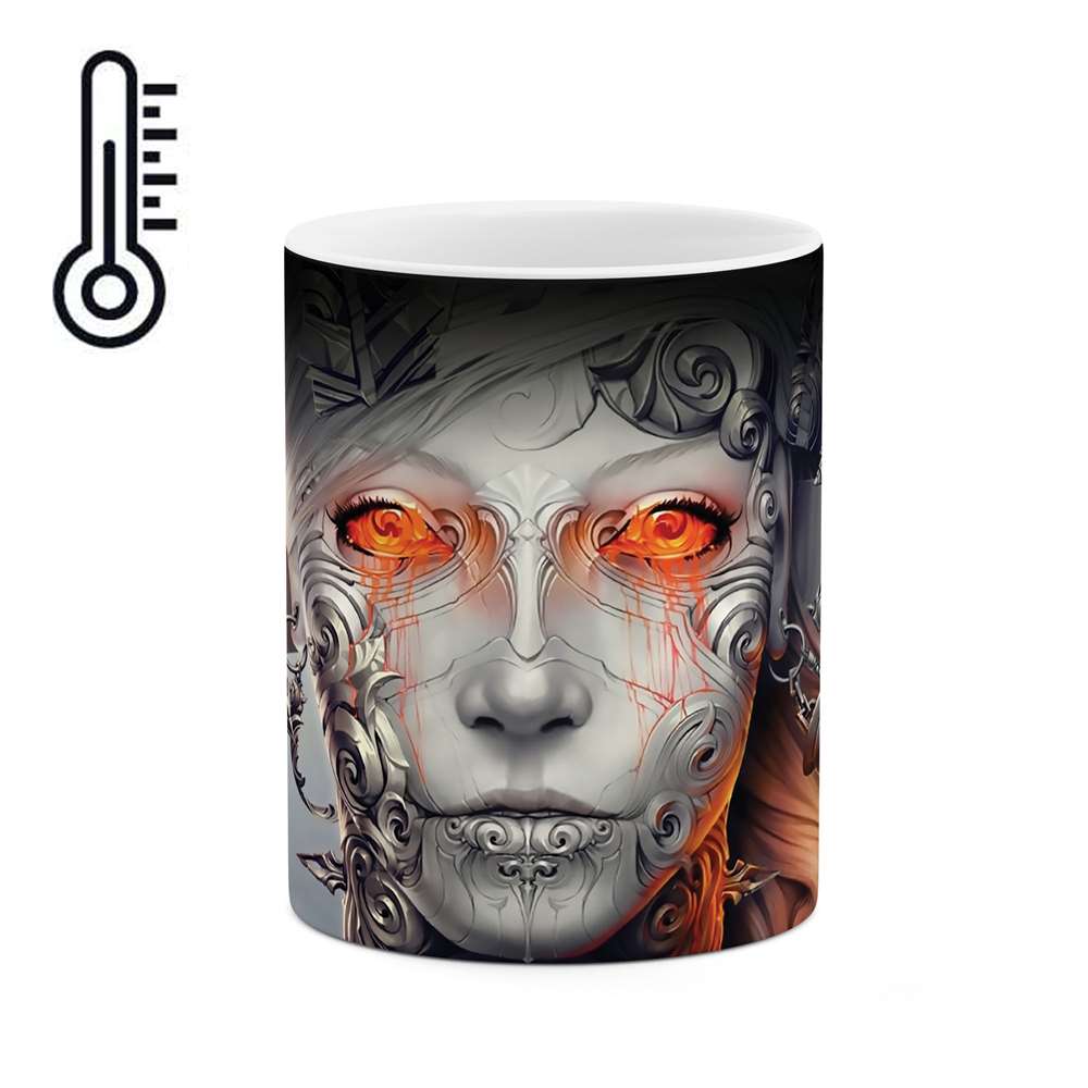 ماگ حرارتی طرح دختر فضایی مدل mgh00633