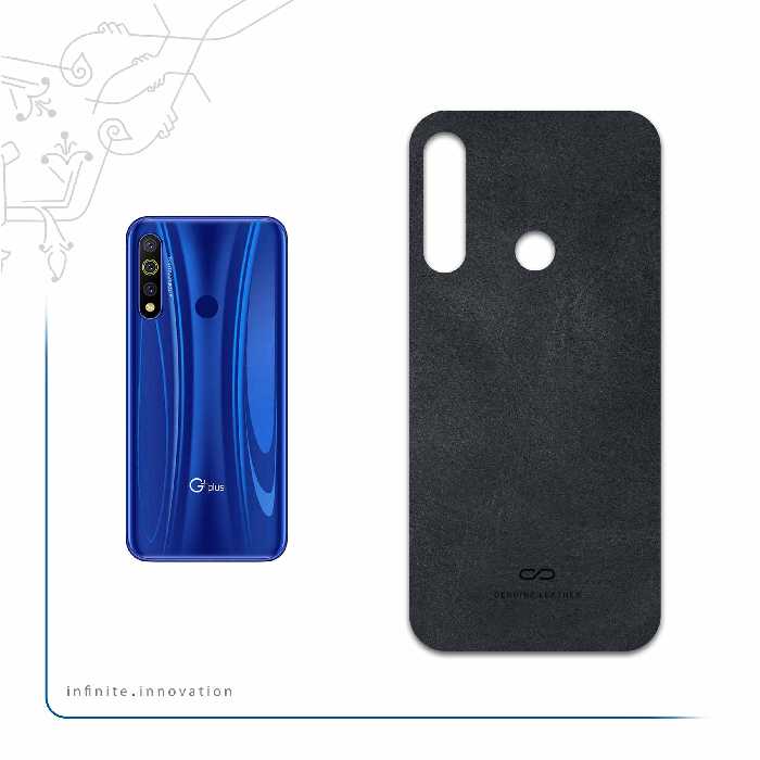 برچسب پوششی ماهوت مدل Graphite-Buffalo-Leather مناسب برای گوشی موبایل جی پلاس P10