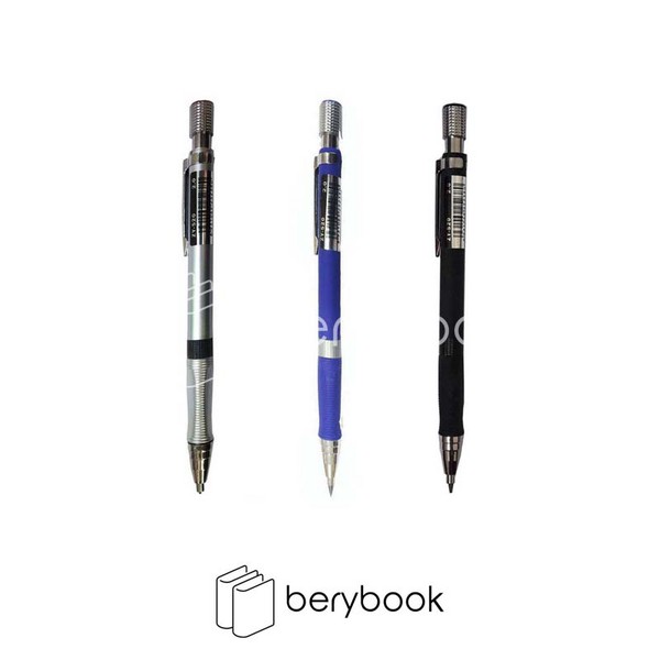 mechanical pencil / اتود / 2.0 میل / آبی / مشکی / نقره ای/ zy-520