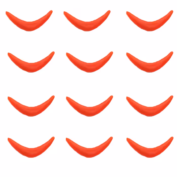 لب عروسک کد lip15-4 بسته 12 عددی