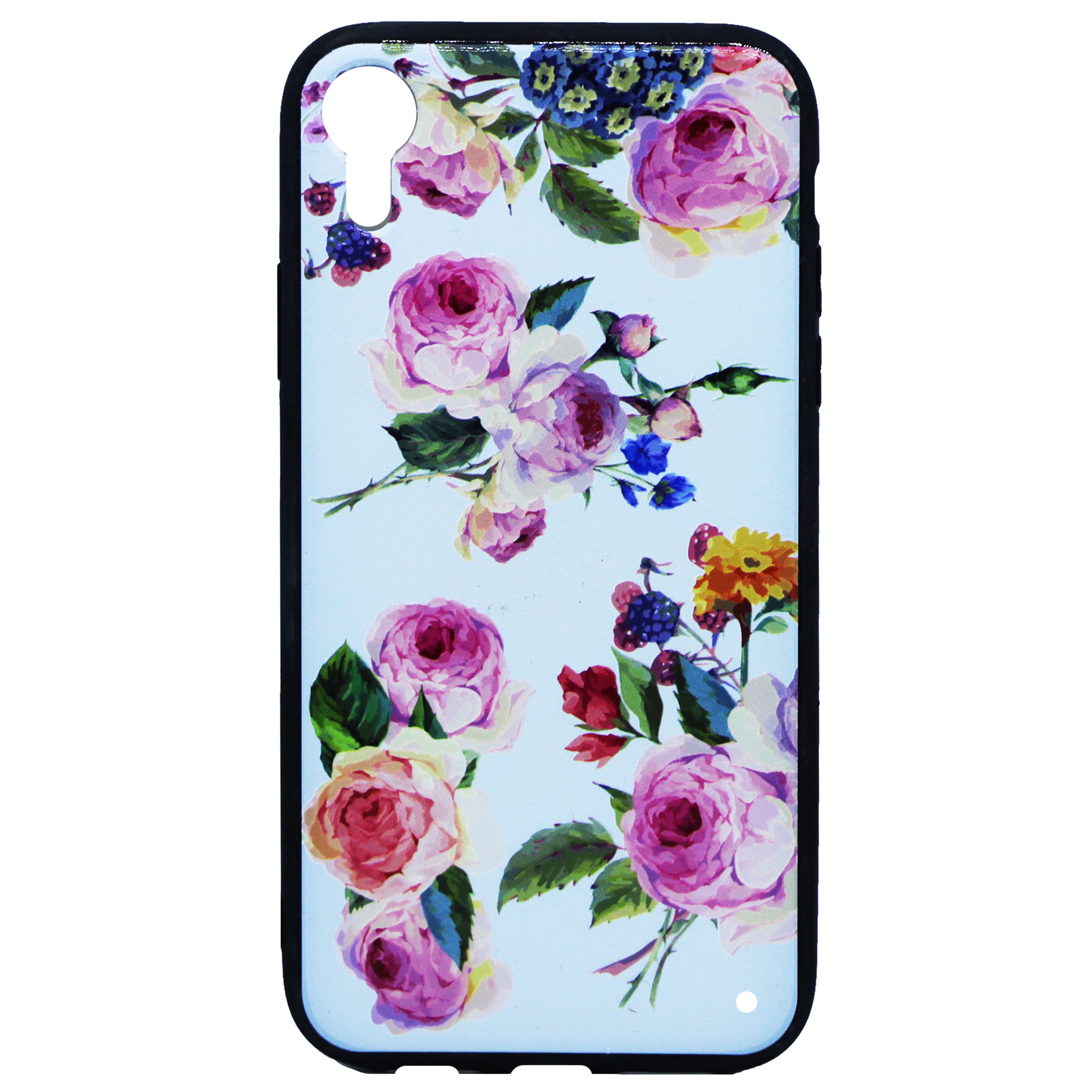 کاور طرح Flowers مدل FL-01 مناسب برای گوشی موبایل اپل Iphone XR