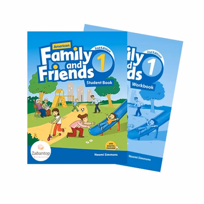 کتاب امریکن فمیلی اند فرندز American Family and Friends 1 2nd