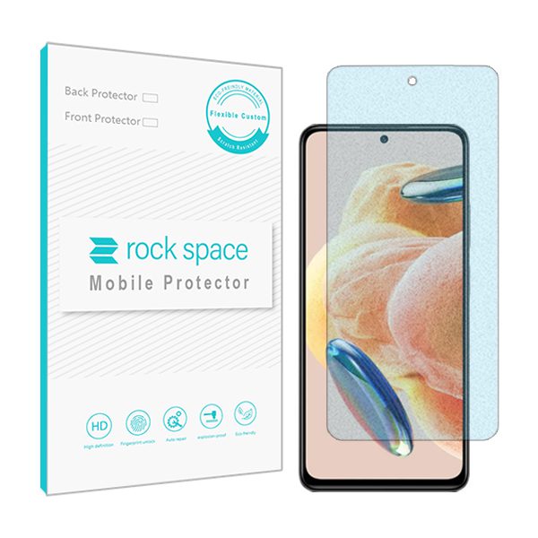 گلس شیائومی Redmi Note 12 Pro 4G مدل نانو هیدروژل مات آنتی بلو برند راک اسپیس کد S