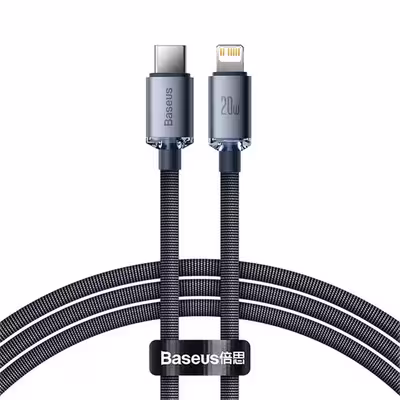 کابل USB-C به لایتنینگ باسئوس مدل Crystal Shine طول 2 متر