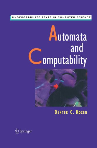 خرید و دانلود نسخه کامل کتاب Automata and Computability (Undergraduate Texts in Computer Science)