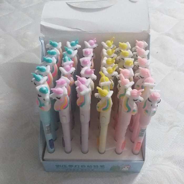 بسته ی 36 عددی اتود چراغدار یونیکورن کله اسبی ارسال رایگان