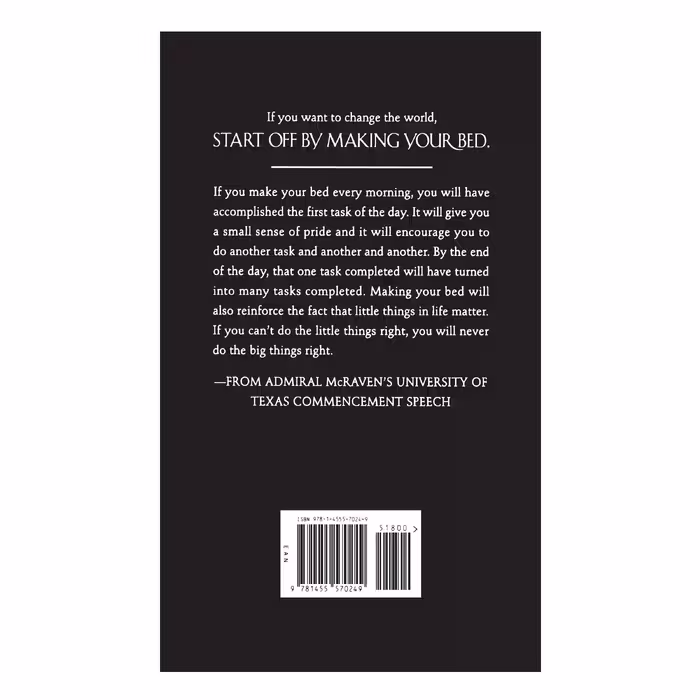 کتاب Make Your Bed اثر William H. McRaven انتشارات هدف نوین
