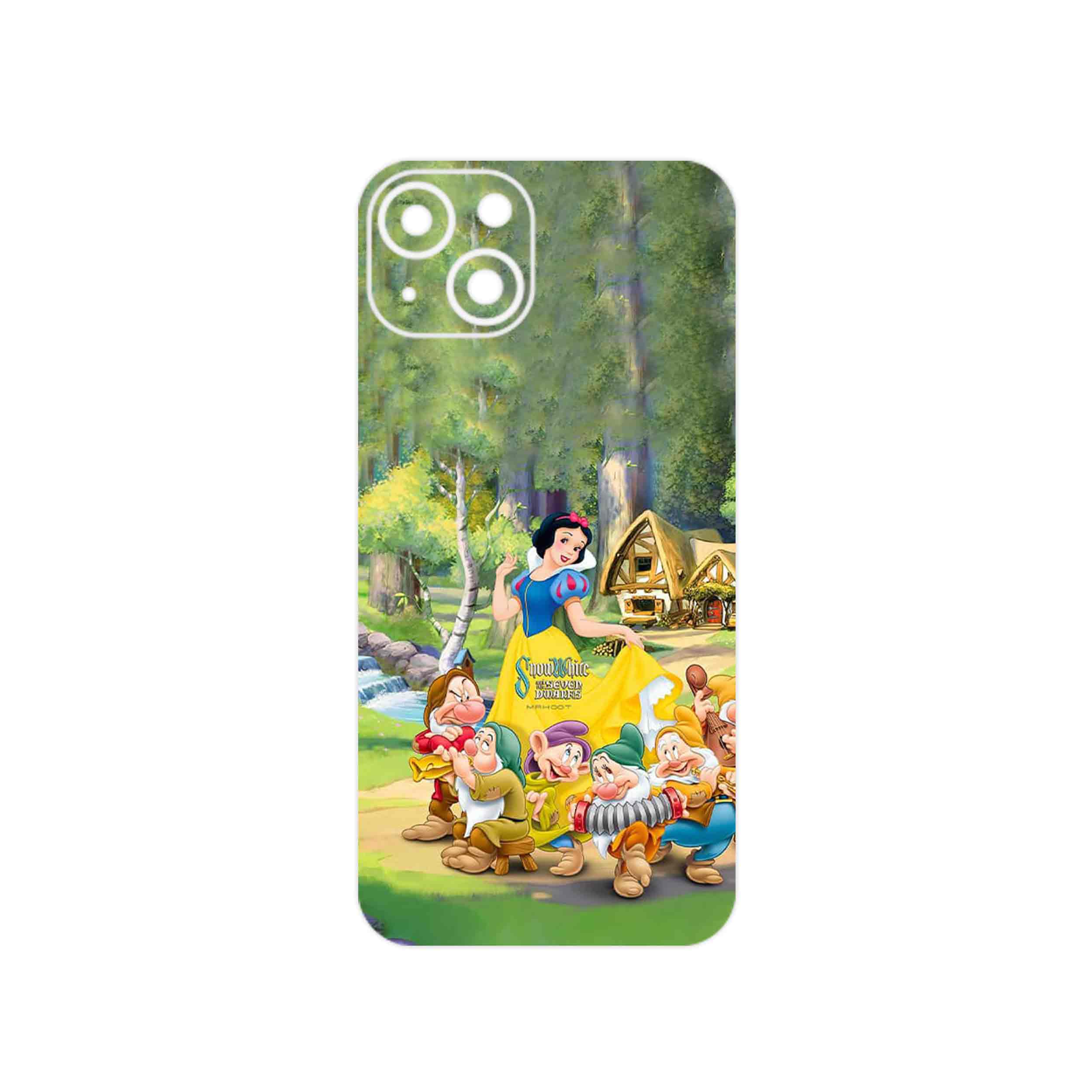 برچسب پوششی ماهوت مدل Snow White مناسب برای گوشی موبایل اپل iPhone 13