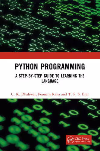 خرید و دانلود نسخه کامل کتاب Python Programming: A Step-by-Step Guide to Learning the Language