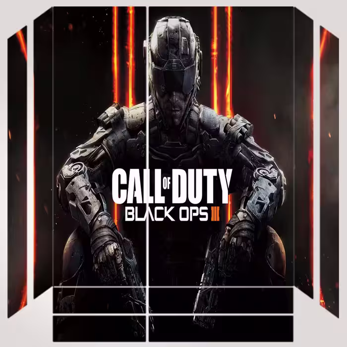 برچسب پلی استیشن ۴ طرح call of duty مدل ps4 fat کد PS-1007