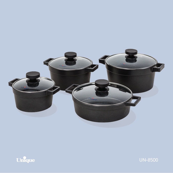 ارسال فوری ضمانت اصالت کالا سرویس 8 پارچه مشکی دیاموند یونیک کد محصول: UN-8500