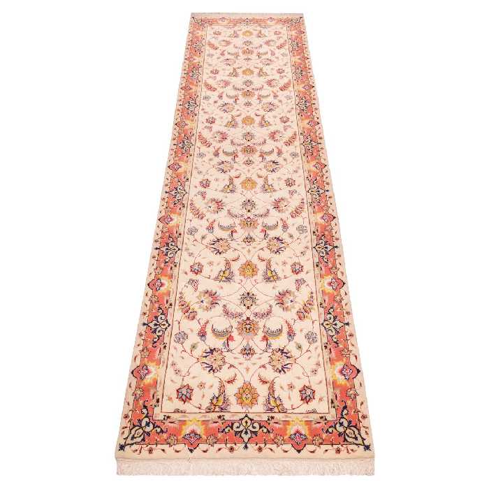 فرش دستباف کناره طول دو و نیم متری سی پرشیا کد 181029