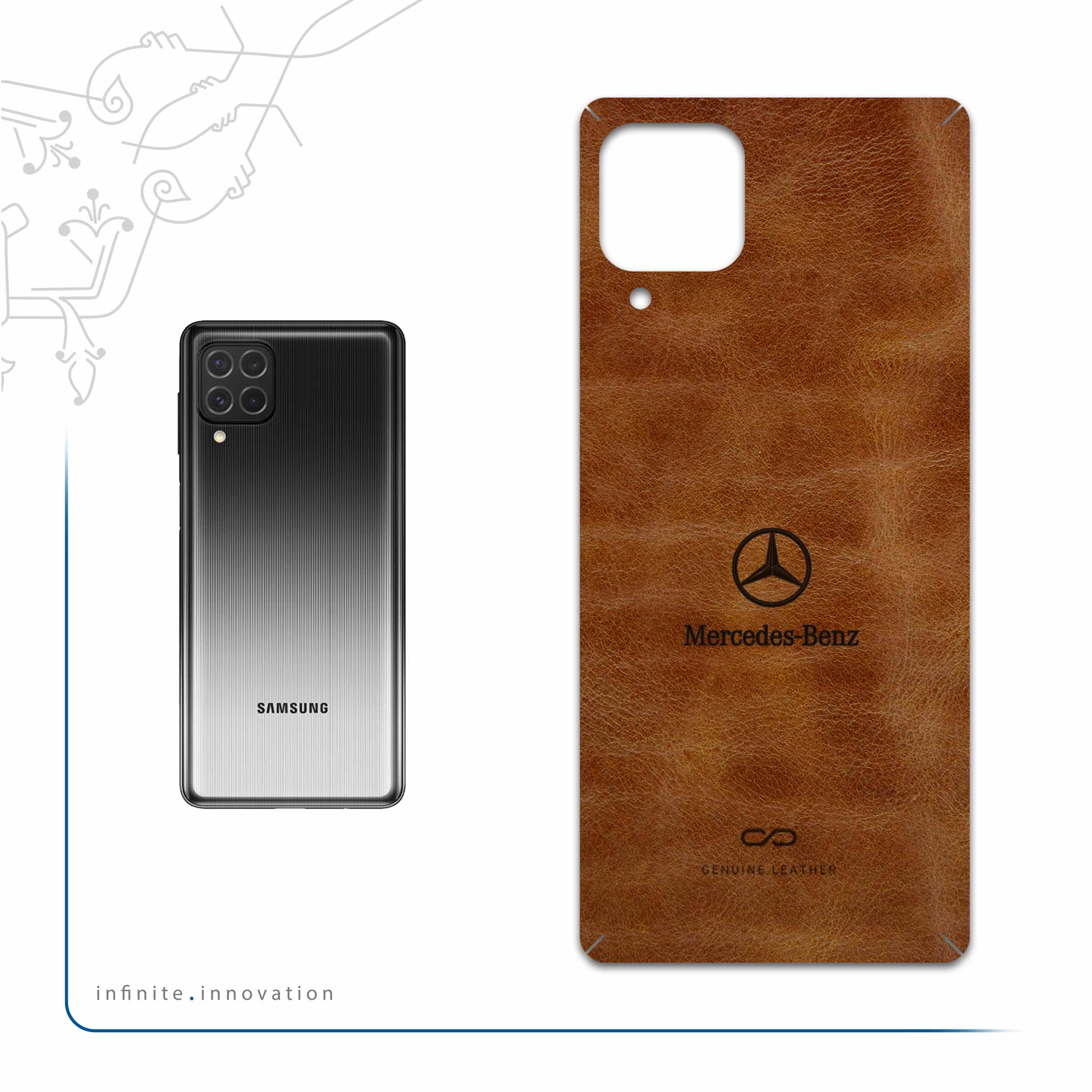 برچسب پوششی ماهوت مدل BFL-MBNZ مناسب برای گوشی موبایل سامسونگ Galaxy M62