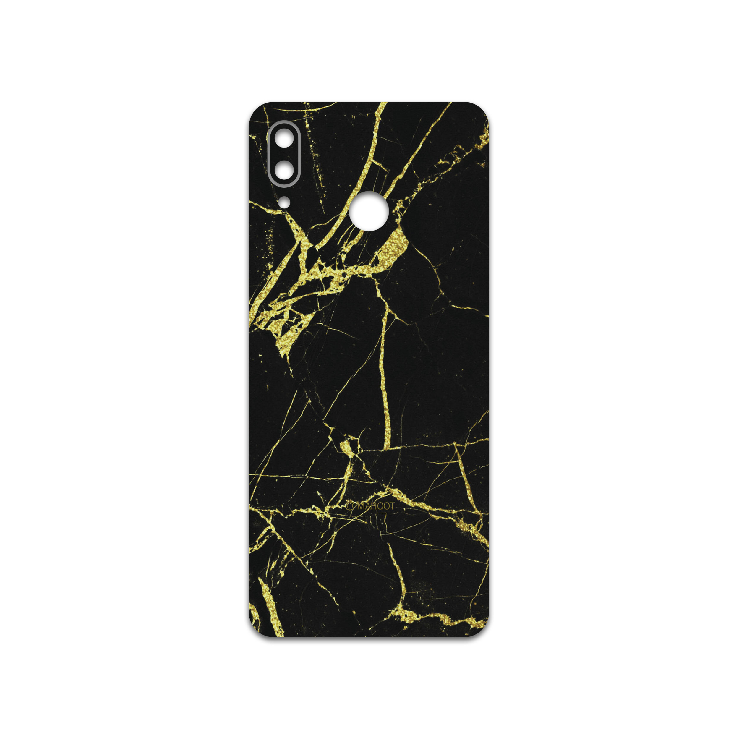 برچسب پوششی ماهوت مدل Graphite-Gold-Marble مناسب برای گوشی موبایل آنر Play