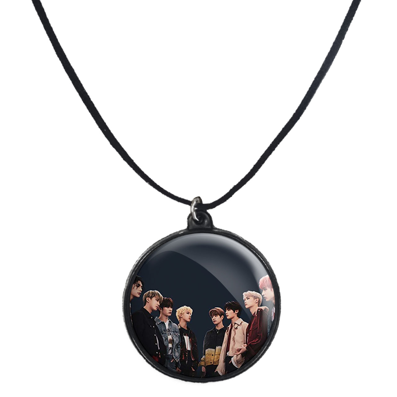 گردنبند پرمانه طرح straykids کد pmb.12149 مدل دو طرفه