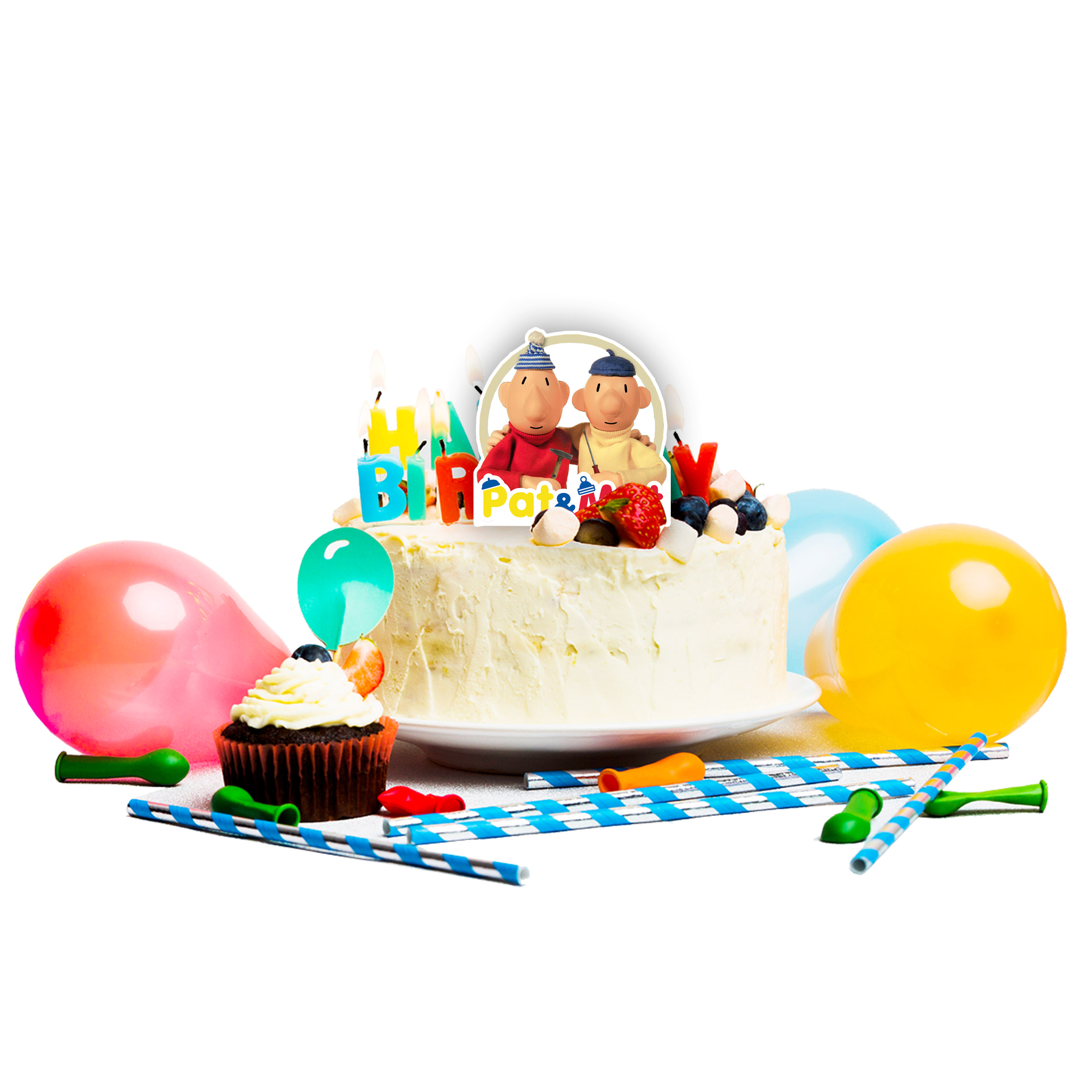  تاپر کیک طرح پت و مت کد R361