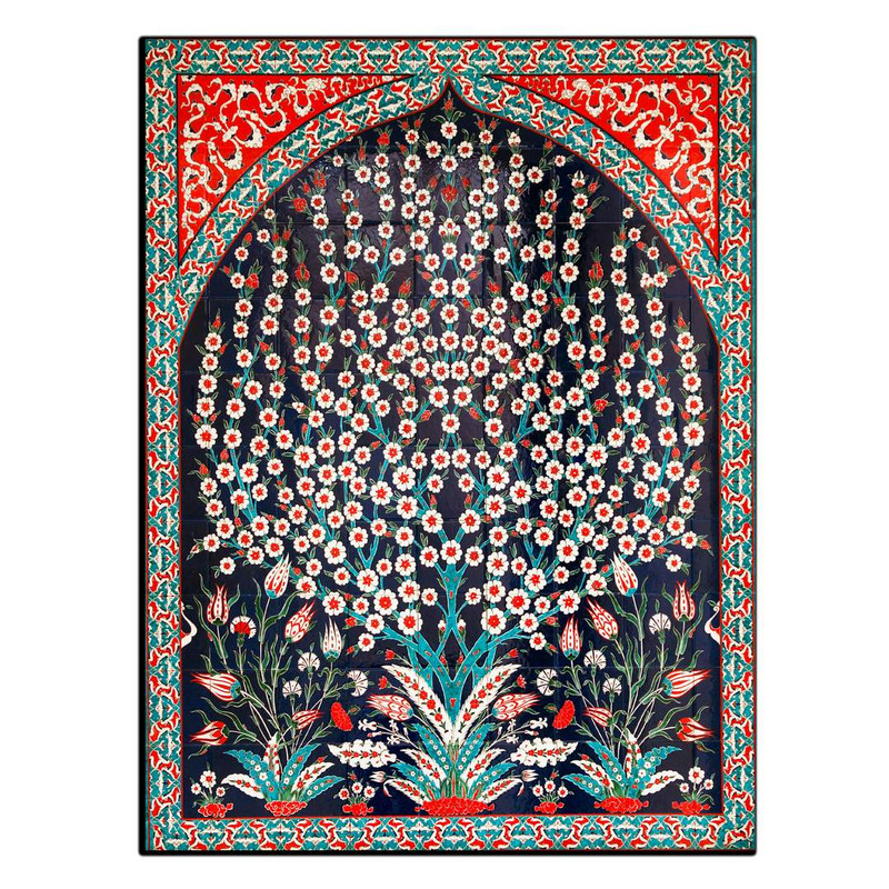 تابلو شاسی بکلیت طرح دیوارنگاره ی سنتی ایرانی مدل SH-11209 | دنیای قاب