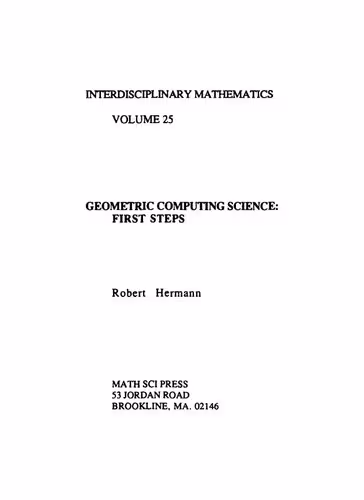 خرید و دانلود نسخه کامل کتاب Geometric computing science: first steps